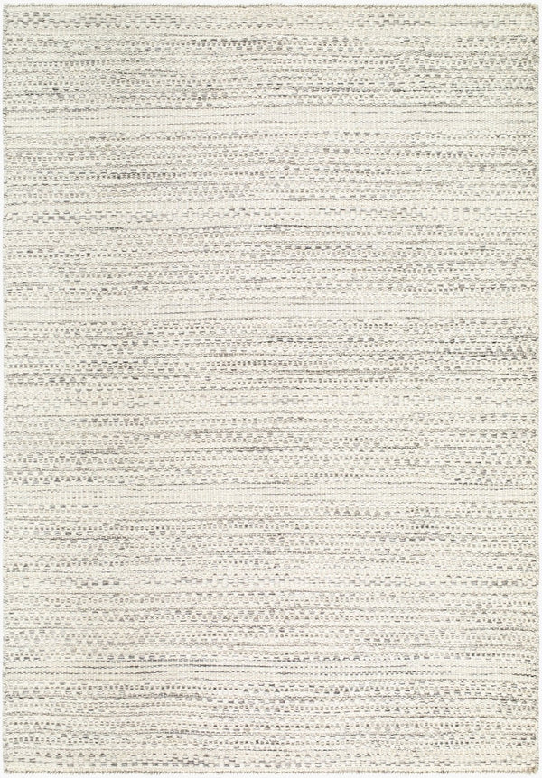 Livabliss Mardin Handwoven Wool Cotton Flatweave Area Rug Bohemian Global Living Room Accent Ivory, Charcoa 10' x 14' MDI2361-1014