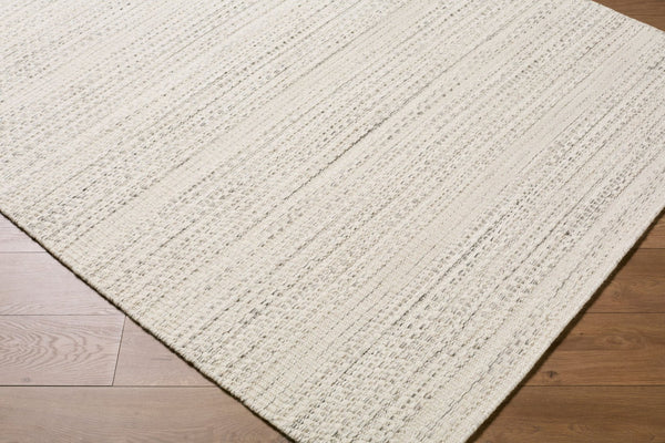 Livabliss Mardin Handwoven Wool Cotton Flatweave Area Rug Bohemian Global Living Room Accent Ivory, Charcoa 10' x 14' MDI2361-1014