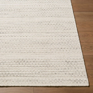 Livabliss Mardin Handwoven Wool Cotton Flatweave Area Rug Bohemian Global Living Room Accent Ivory, Charcoa 10' x 14' MDI2361-1014