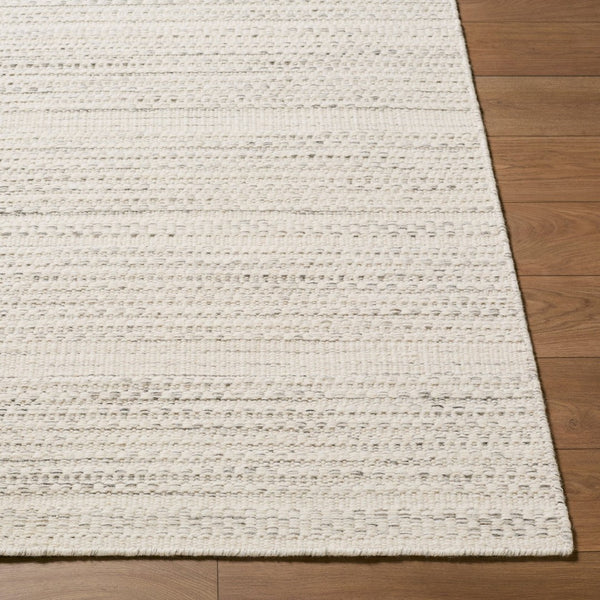 Livabliss Mardin Handwoven Wool Cotton Flatweave Area Rug Bohemian Global Living Room Accent Ivory, Charcoa 10' x 14' MDI2361-1014