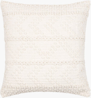 Livabliss Merdo Hand Woven Cotton Accent Pillow Cover Artisan Texture for Boho Living Spaces MDO001-1818P