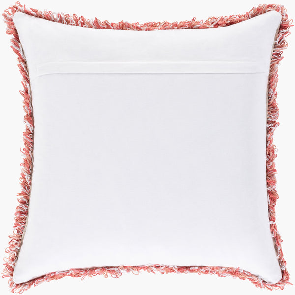 Surya Merdo 20" Rustic Accent Pillow - Cozy Cotton Design To Elevate Your Home Decor With Charm! Pink Cotton,Cotton Mdo007-2020