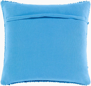 Surya Merdo 20" Rustic Accent Pillow - Cozy Cotton Design To Elevate Your Home Decor With Charm! Blue Cotton,Cotton Mdo009-2020p