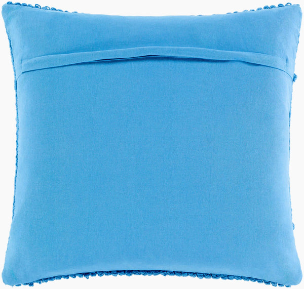 Surya Merdo 20" Rustic Accent Pillow - Cozy Cotton Design To Elevate Your Home Decor With Charm! Blue Cotton,Cotton Mdo009-2020p