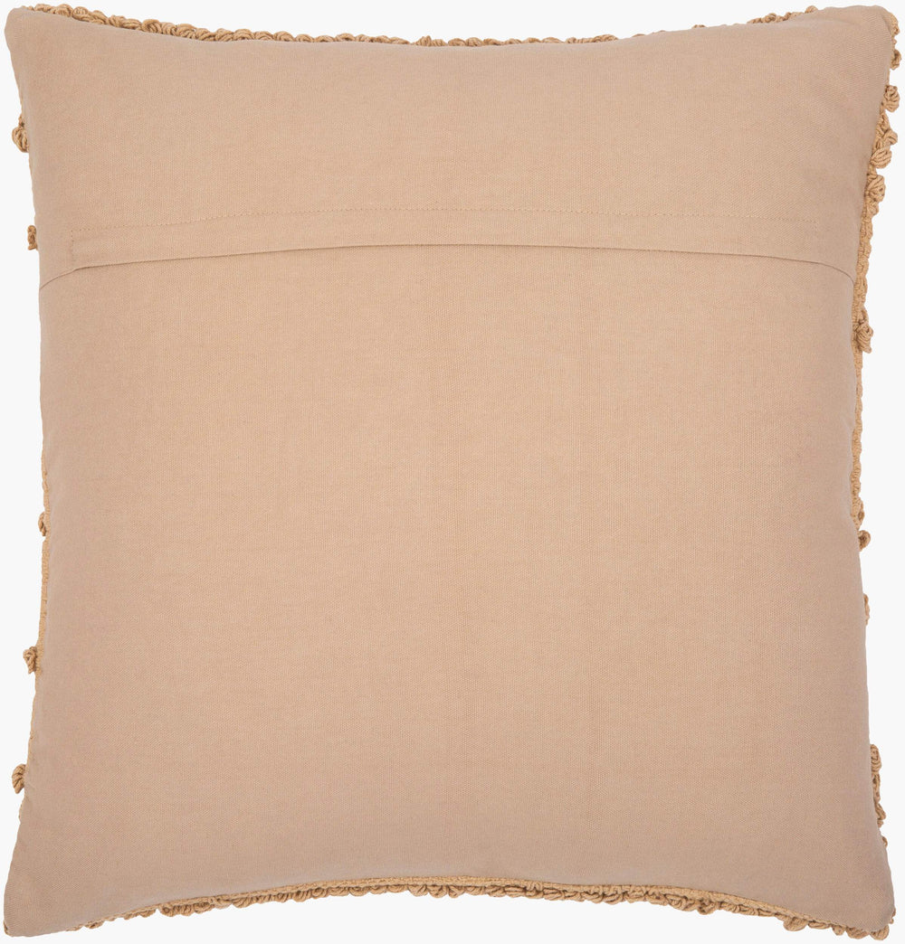 Surya Merdo 20" Rustic Accent Pillow - Cozy Cotton Design To Elevate Your Home Decor With Charm! Tan Cotton,Cotton Mdo011-2222p