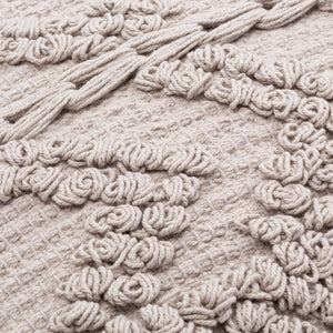 Surya Merdo 20" Rustic Accent Pillow - Cozy Cotton Design To Elevate Your Home Decor With Charm! Light Gray Cotton,Cotton Mdo012-1818