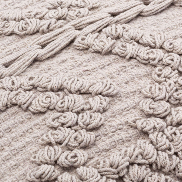 Surya Merdo 20" Rustic Accent Pillow - Cozy Cotton Design To Elevate Your Home Decor With Charm! Light Gray Cotton,Cotton Mdo012-1818