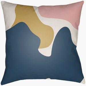 Livabliss Modern Shapes Woven Geometric Throw Pillow Polyester Square Accent for Sofa MDP001-2020
