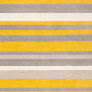 Surya Madison Square Mds-1002 Handmade 2'6" X 8' Wool Rug - Modern Decor With Natural Elegance & Style Mustard Wool Mds1008-268