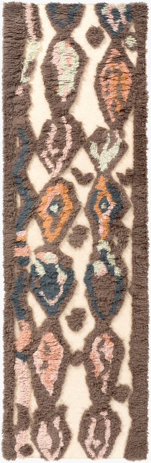 Surya Midelt 2'6" X 8' Handmade Wool Rug – Elegant Global Design With Plush Pile For Timeless Charm Beige Wool Mdt1002-268