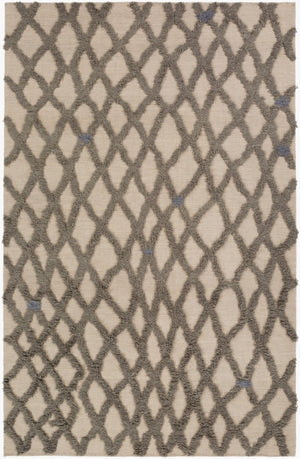 Surya Midelt 2'6" X 8' Handmade Wool Rug – Elegant Global Design With Plush Pile For Timeless Charm Medium Gray Wool Mdt1003-811