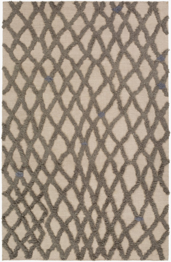 Surya Midelt 2'6" X 8' Handmade Wool Rug – Elegant Global Design With Plush Pile For Timeless Charm Medium Gray Wool Mdt1003-811