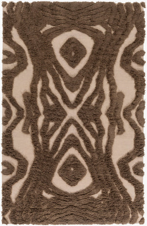 Surya Midelt 2'6" X 8' Handmade Wool Rug – Elegant Global Design With Plush Pile For Timeless Charm Brown Wool Mdt1004-58