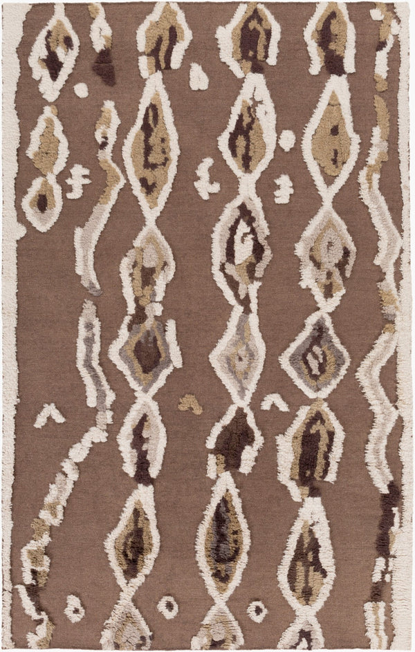 Surya Midelt 2'6" X 8' Handmade Wool Rug – Elegant Global Design With Plush Pile For Timeless Charm Beige Wool Mdt1006-3656