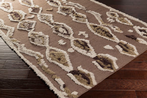 Surya Midelt 2'6" X 8' Handmade Wool Rug – Elegant Global Design With Plush Pile For Timeless Charm Beige Wool Mdt1006-3656