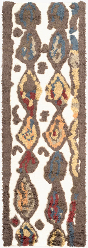 Surya Midelt 2'6" X 8' Handmade Wool Rug – Elegant Global Design With Plush Pile For Timeless Charm Beige Wool Mdt1008-268