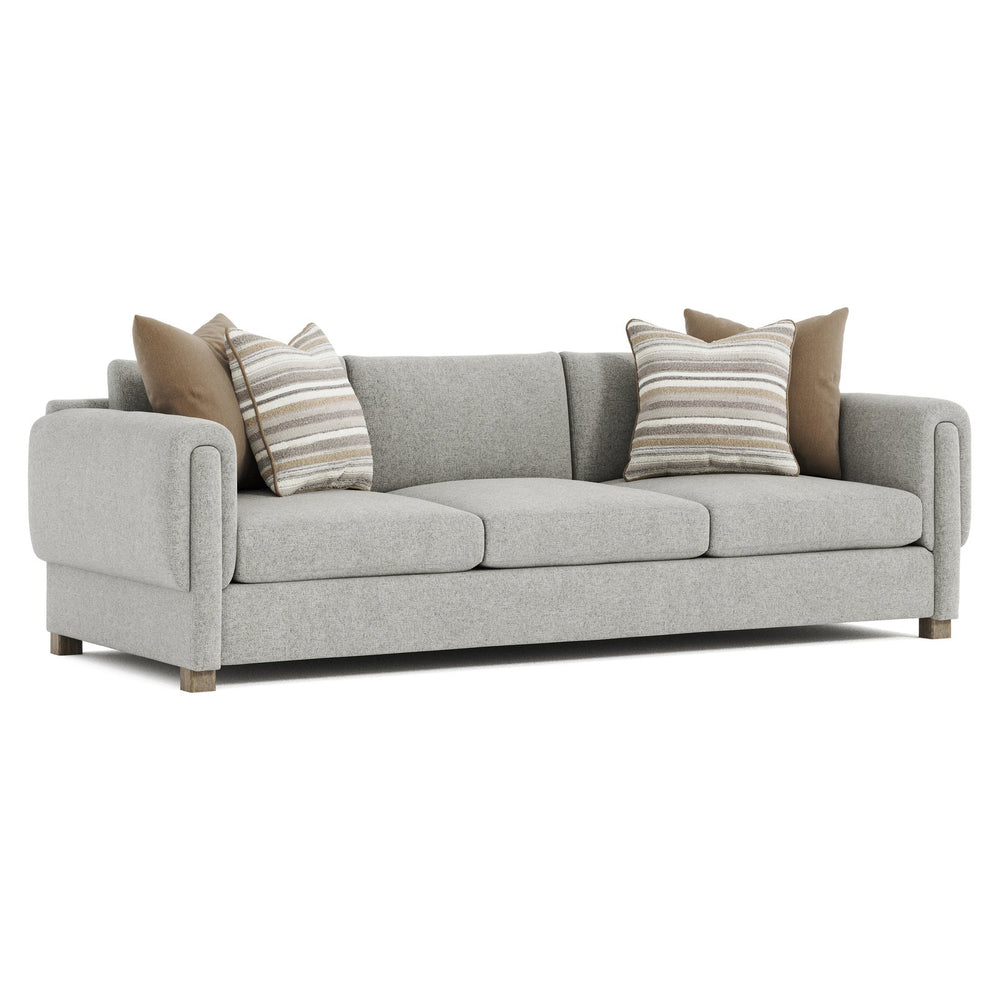 Bernhardt Bernhardt Tori Sofa — Sculptural Deep-Seat Fabric Sofa With Plush Cushions, Custom Made-To-Order Options P7667A