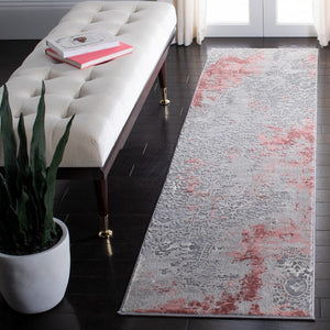 Safavieh Meadow 573 Power Loomed  Rug Light Grey / Pink MDW573G-1115