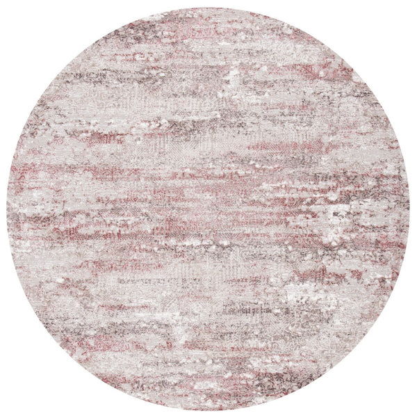 Safavieh Meadow 585 Power Loomed Modern Rug Beige / Pink 10' x 10' Square