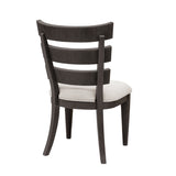 Pulaski Furniture West End Loft Wood Back Side Chair 2/ctn Brown, Tuxedo Rubberwood P361260