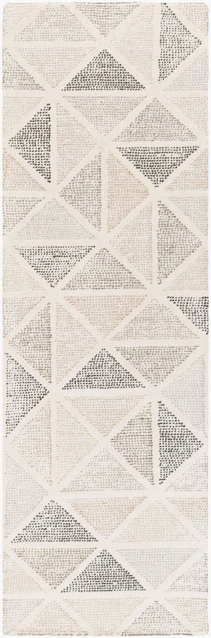 Surya Melody 2' X 3' Handmade Scandinavian Modern Rug – Soft Wool, Stylish Design, Easy Maintenance Gray Wool Mdy2004-268