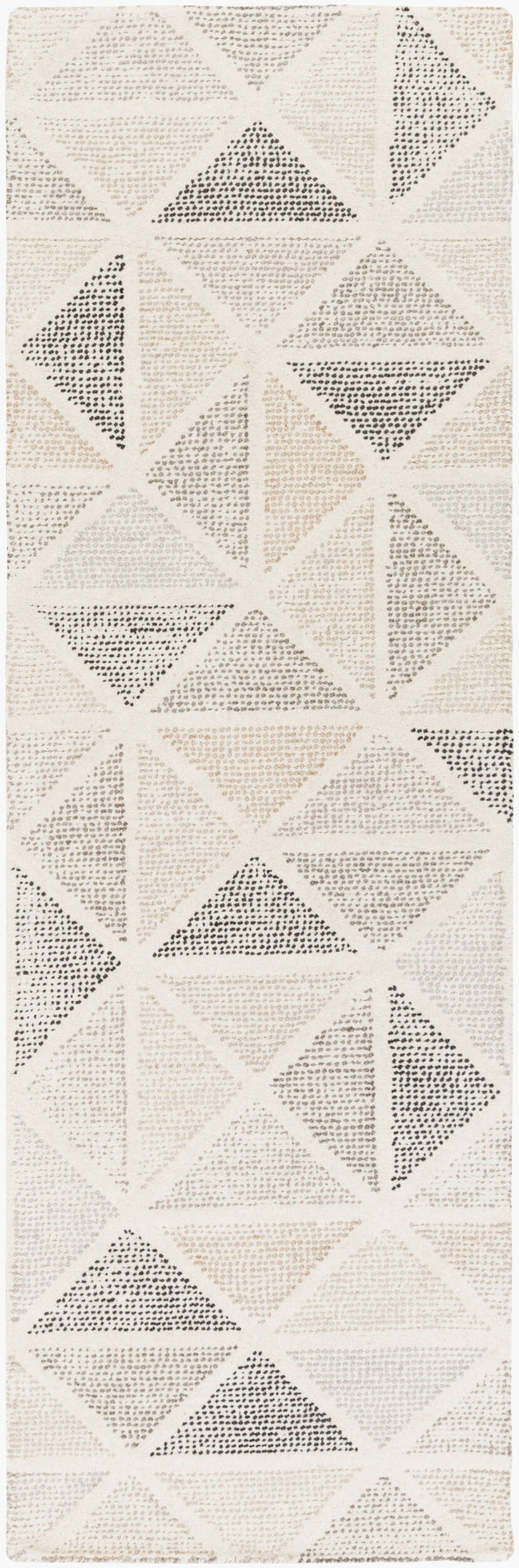 Surya Melody 2' X 3' Handmade Scandinavian Modern Rug – Soft Wool, Stylish Design, Easy Maintenance Gray Wool Mdy2004-268