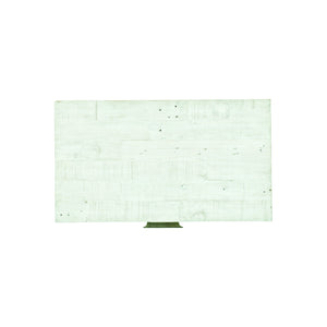 Bernhardt Bernhardt Alvar Nightstand Brushed White Finish With Distressed Pine, Glazed Silver Steel Base, Drawer 398218W