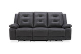 Parker Living Caldwell - Tahoe Charcoal Power Reclining Sofa Loveseat and Recliner Tahoe Charcoal MCAL-321PH-TACH Parker House