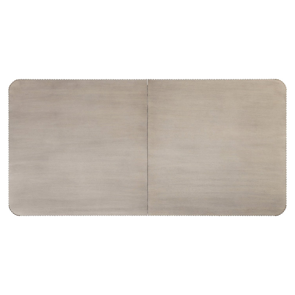 Bernhardt Bernhardt Lucerne Wire-brushed Oak Extendable Dining Table with Reeded Detail 393222