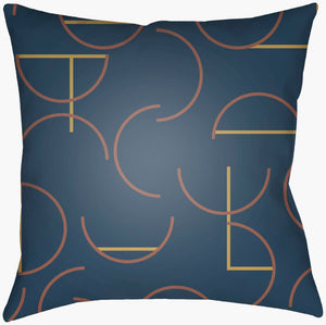 Livabliss Modern Geometric Woven Accent Pillow Polyfill Insert Textured Contemporary Square MEC003-1616