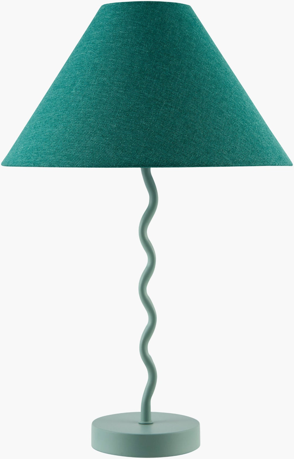 Livabliss Meander Felt and Linen Accent Table Lamp for Eclectic Bohemian Living Spaces MED-003