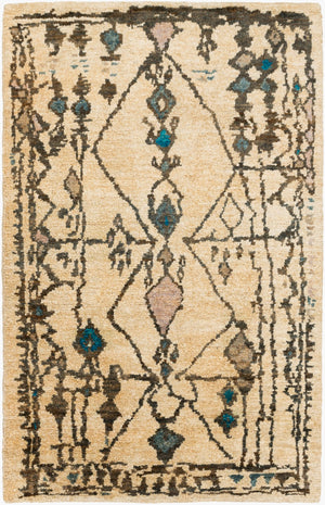 Surya Medina Hand-knotted 2' X 3' Durable Jute Rug – Timeless Elegance For High Traffic Areas In India Aqua Jute Med1112-23