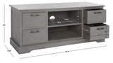 Safavieh Filbert 4 Drawer Media Stand White Washed Grey MED5705D