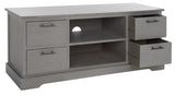 Safavieh Filbert 4 Drawer Media Stand White Washed Grey MED5705D