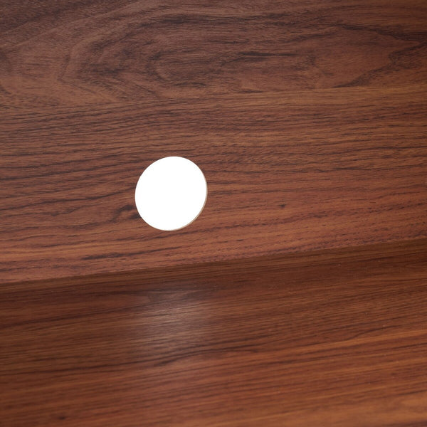 Safavieh Alatar 3 Drawer 1 Shelf Media Stand XII23 Walnut Wood MED9613A