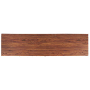 Safavieh Alatar 3 Drawer 1 Shelf Media Stand XII23 Walnut Wood MED9613A