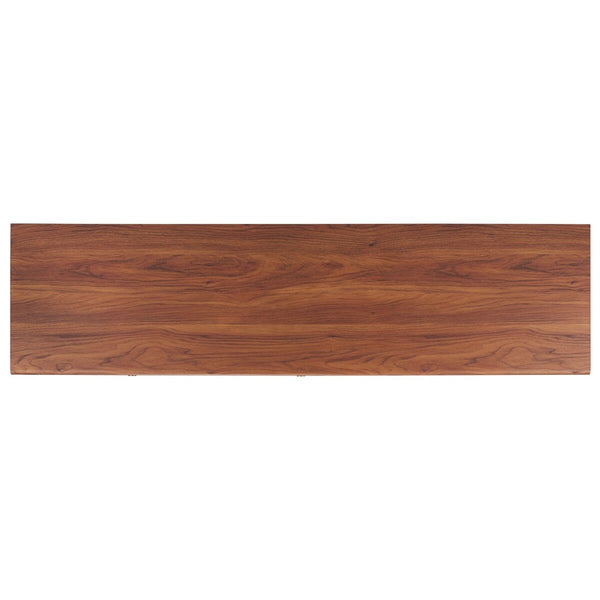 Safavieh Alatar 3 Drawer 1 Shelf Media Stand XII23 Walnut Wood MED9613A