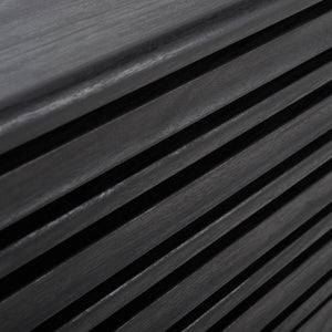 Safavieh Alatar 3 Drawer 1 Shelf Media Stand XII23 Black Wood MED9613B