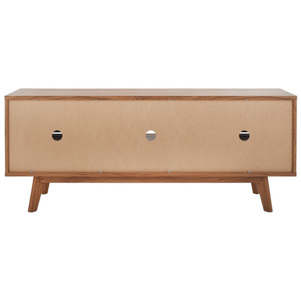 Safavieh Alatar 3 Drawer 1 Shelf Media Stand XII23 Oak Wood MED9613D