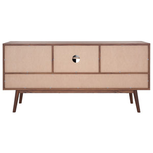 Safavieh Aphra 2 Door 3 Drawer Media Stand X23 Walnut  MED9625A-2BX