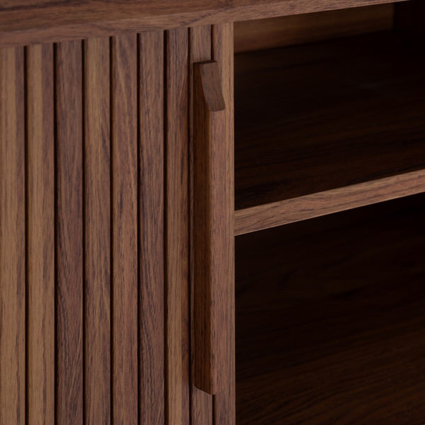 Safavieh Aphra 2 Door 3 Drawer Media Stand X23 Walnut  MED9625A-2BX