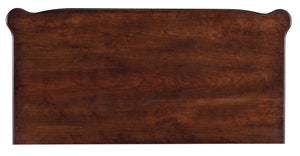 Hooker Furniture Charleston Maraschino Cherry Five-Drawer Chest With Felt & Cedar Liners, Antique-Pewter Hardware Elegance Dark Brown 6750-90010-85