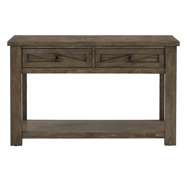 Homelegance By Top-Line Niccolo 48" Console Table Grey Wood