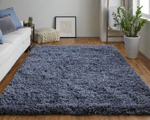 Feizy Rugs Stoneleigh Plush Hand-tufted Polyester High Pile Rug - Cozy, Durable, And Stain Resistant Luxury Decor Blue Polyester 3998830fnvy000e10