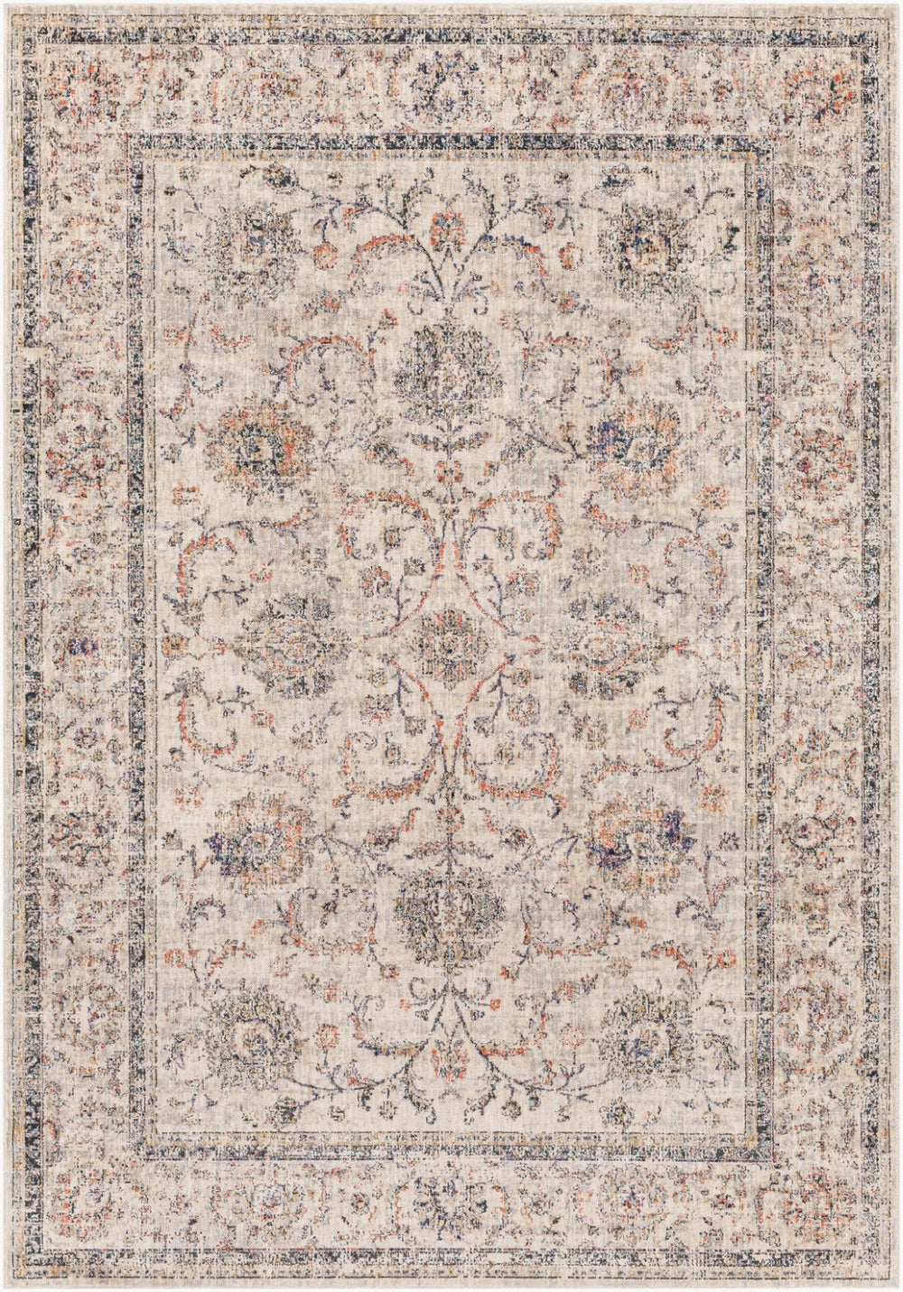 Livabliss Merit Traditional Pattern Machine Woven Polyester Area Rug for Living and Dining Rooms MEI2300-9212