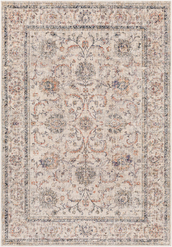 Livabliss Merit Traditional Pattern Machine Woven Polyester Area Rug for Living and Dining Rooms MEI2300-9212