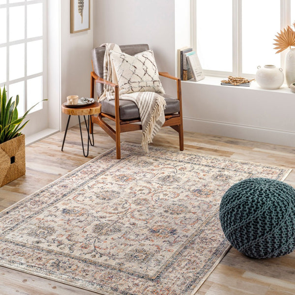 Livabliss Merit Traditional Pattern Machine Woven Polyester Area Rug for Living and Dining Rooms MEI2300-9212