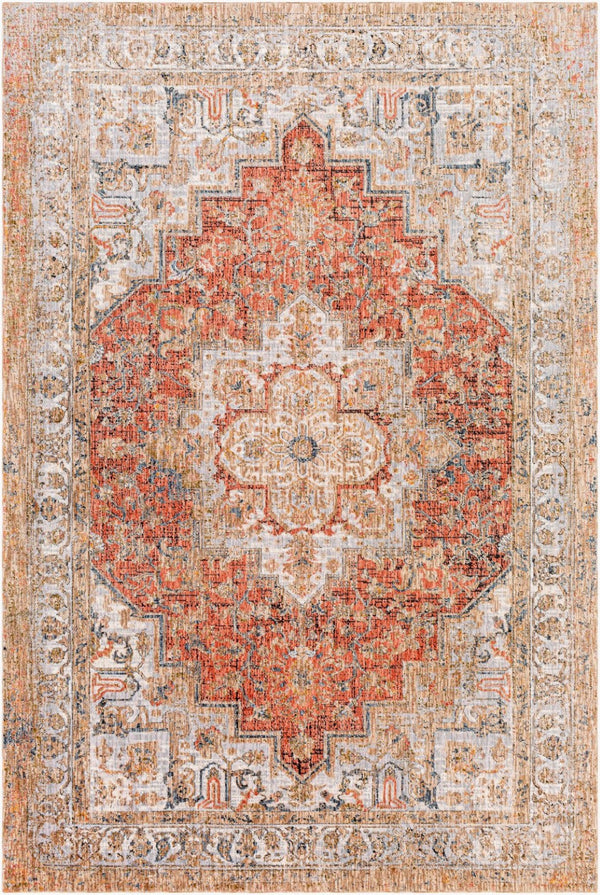 Livabliss Merit Traditional Medallion Polyester Area Rug for Large Living and Dining Rooms MEI2304-9212