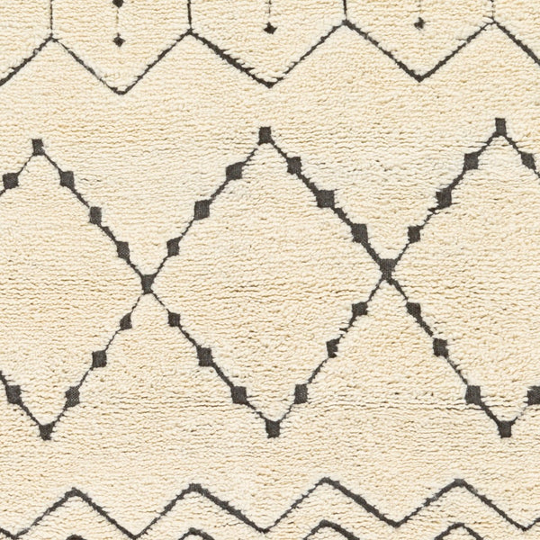 Surya Meknes 2' X 3' Handmade Wool Rug - Luxurious, Durable, And Timeless Design For Any Home Decor Cream Nz Wool Mek1002-23