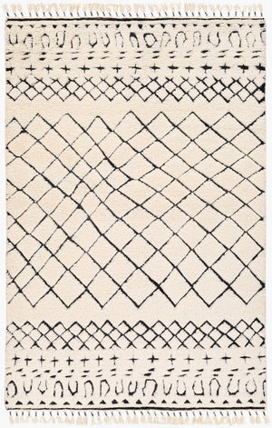 Surya Meknes 2' X 3' Handmade Wool Rug - Luxurious, Durable, And Timeless Design For Any Home Decor Cream Nz Wool Mek1003-69